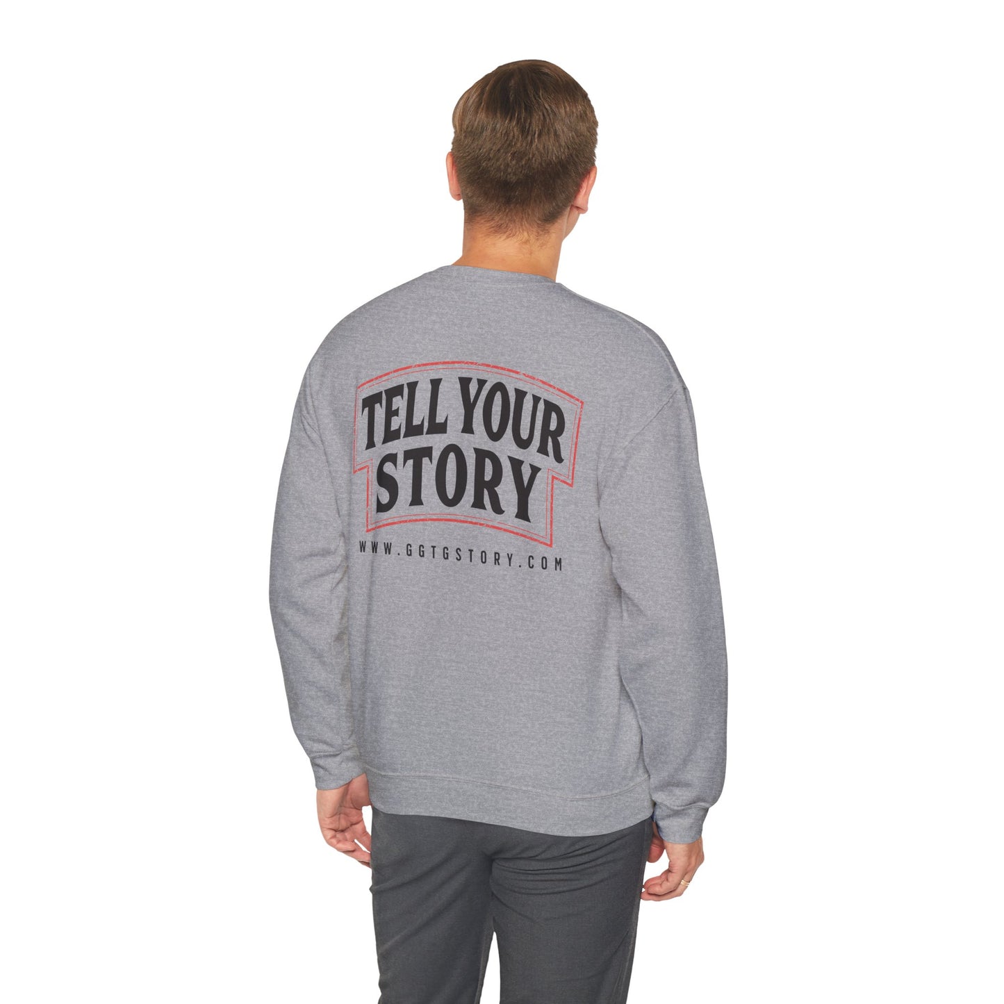 Unisex Crewneck Sweatshirt - "Give God the Glory" & "Tell Your Story" Design