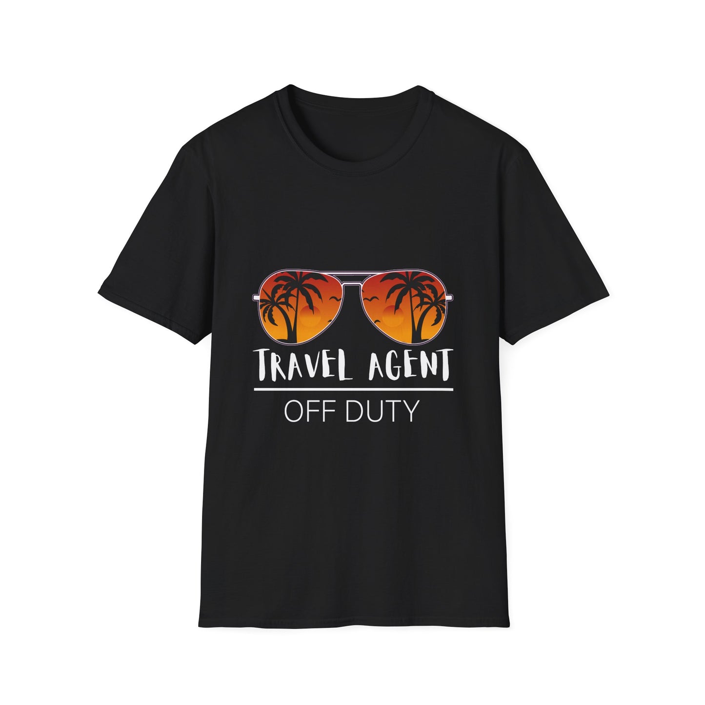 Travel Agent T-Shirt — "Off Duty - Travel Agent" Graphic Tee