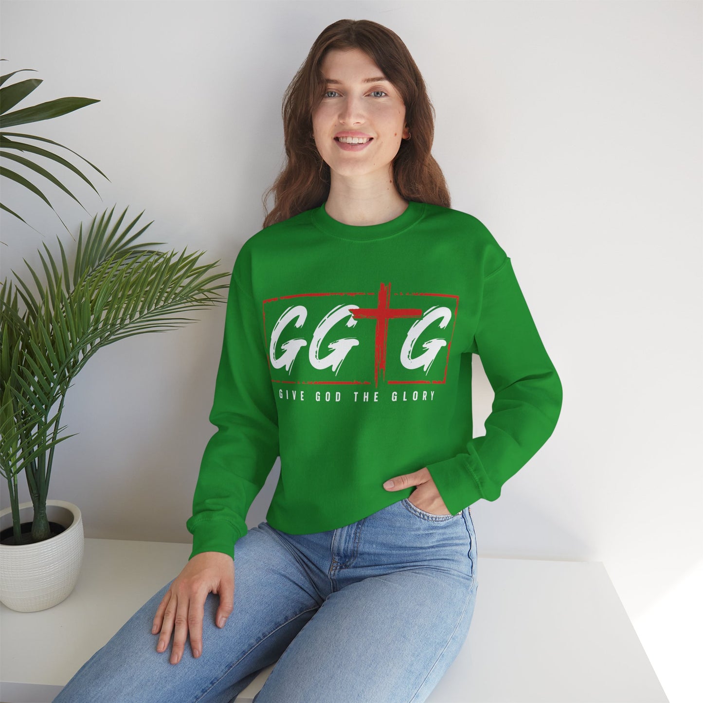 Inspiring Unisex Crewneck Sweatshirt - "Tell Your Story" Design
