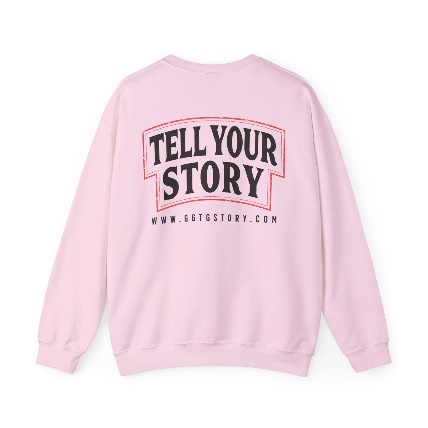 Unisex Crewneck Sweatshirt - "Give God the Glory" & "Tell Your Story" Design