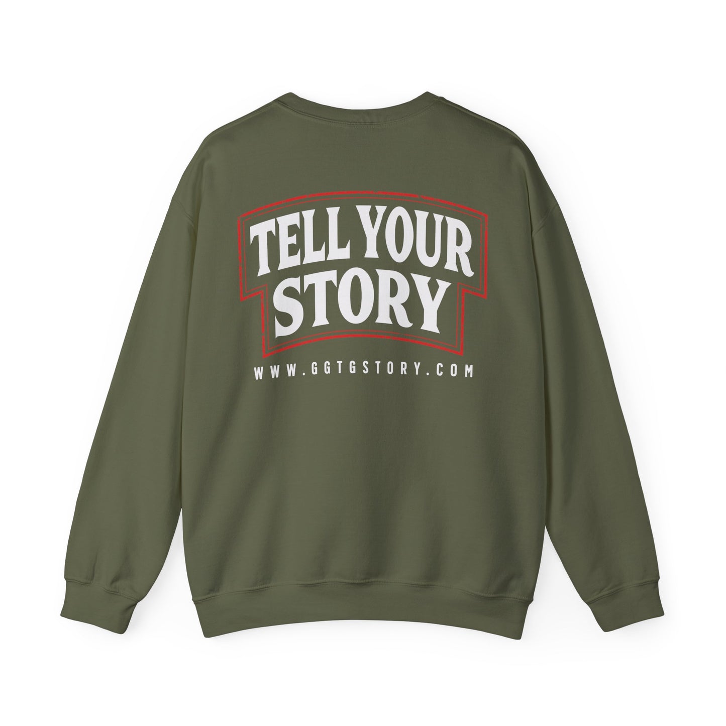 Christian Motivational Crewneck Sweatshirt - 'Give God the Glory'
