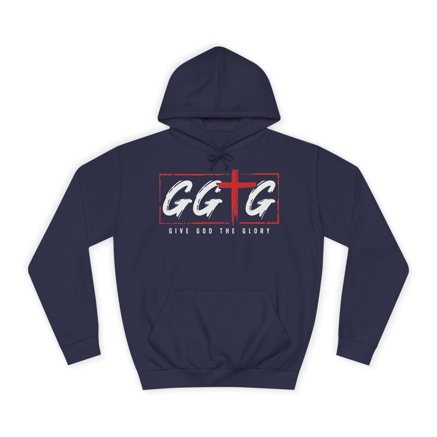 Unisex College Hoodie - Give God the Glory