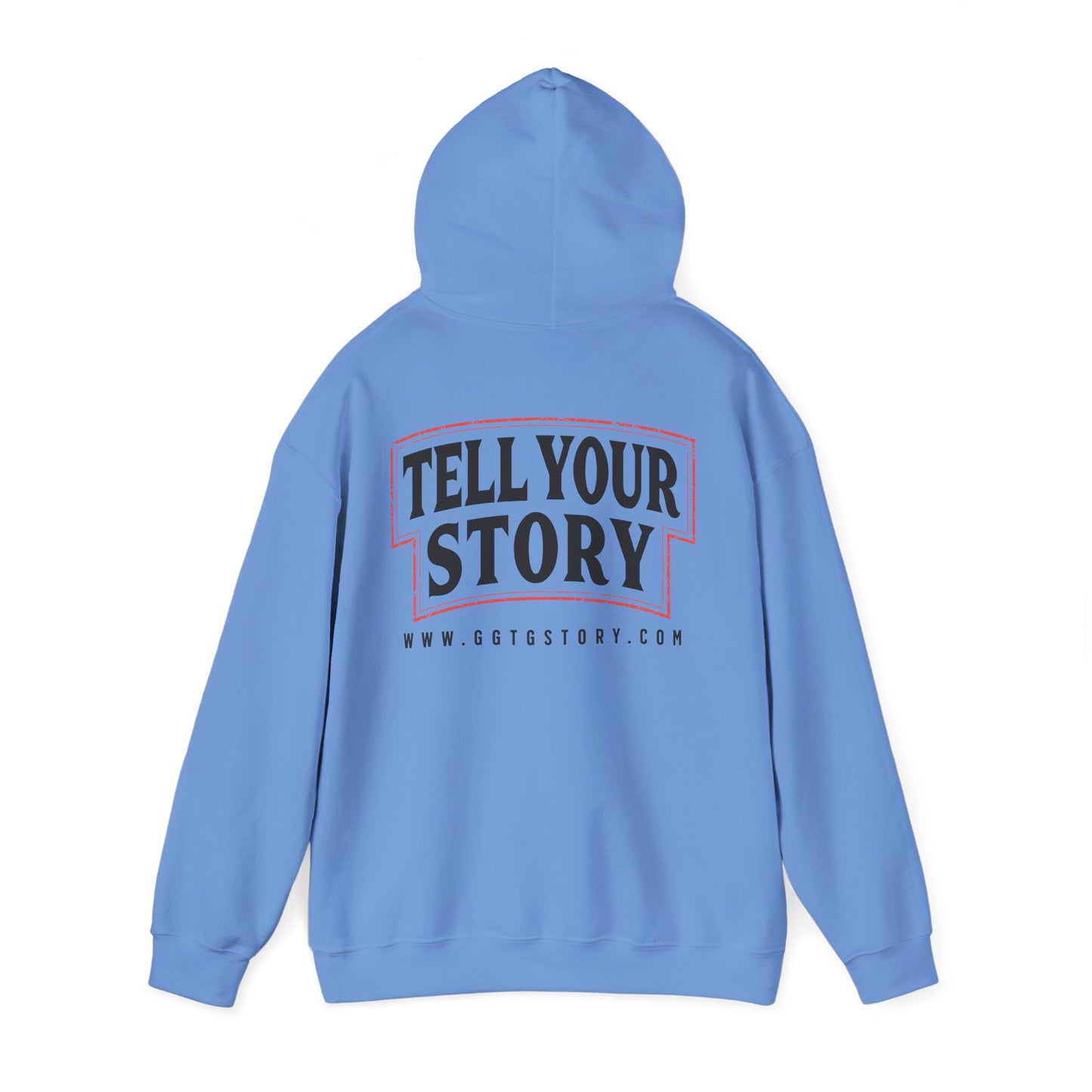Inspirational Unisex Hoodie - "Give Good The Glory" & "Tell Your Story" Design