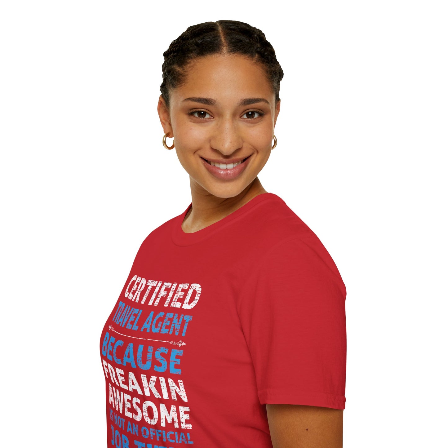 Travel Agent T-Shirt — "Freakin Awesome - Travel Agent" Graphic Tee