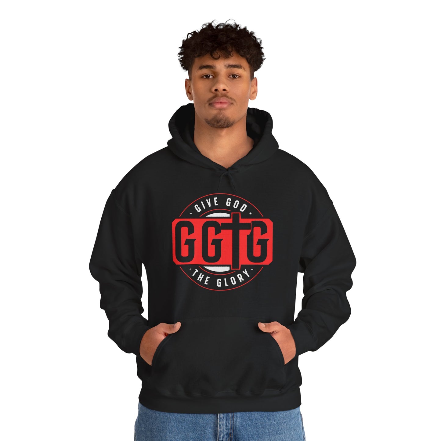 Give God the Glory Unisex Hooded Sweatshirt - Inspirational Comfort Wear