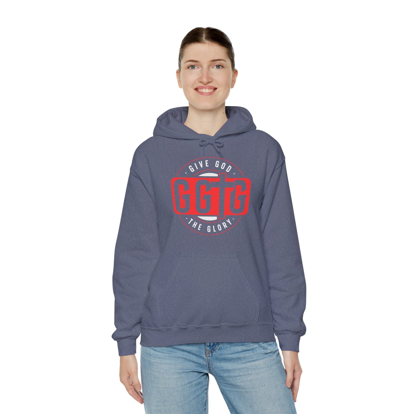 Give God the Glory Unisex Hooded Sweatshirt - Inspirational Comfort Wear