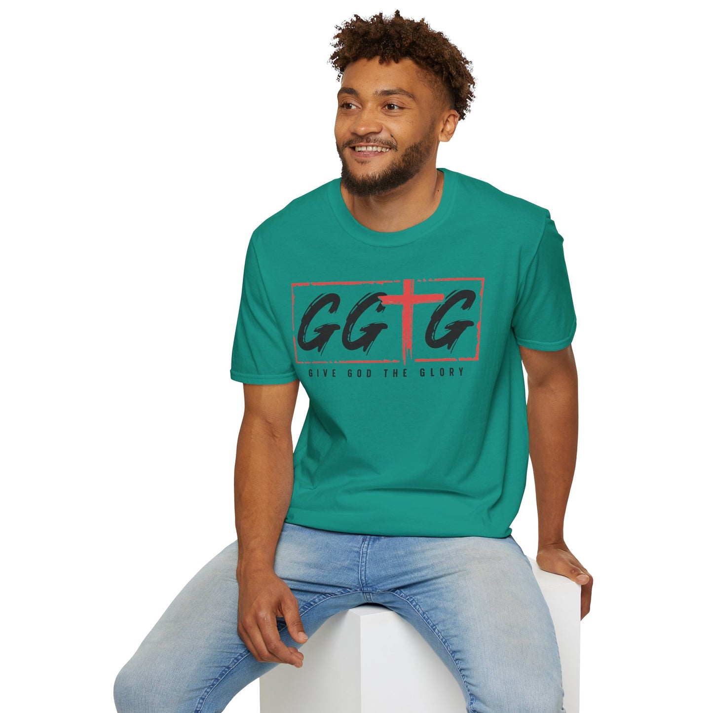Unisex Inspirational T-Shirt - 'Give God the Glory' & 'Tell Your Story'