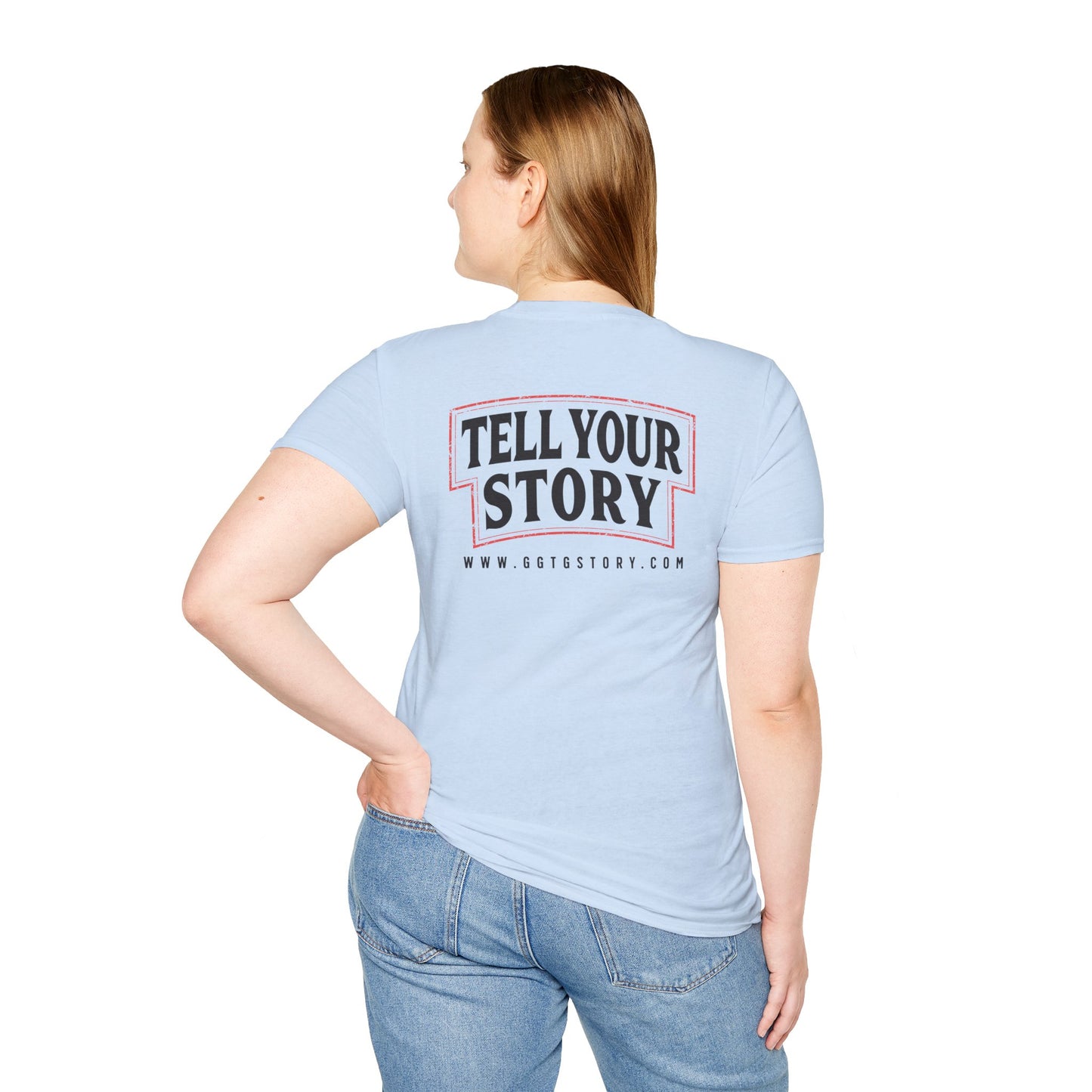 Inspirational Unisex T-Shirt - "Give God The Glory" & "Tell Your Story"