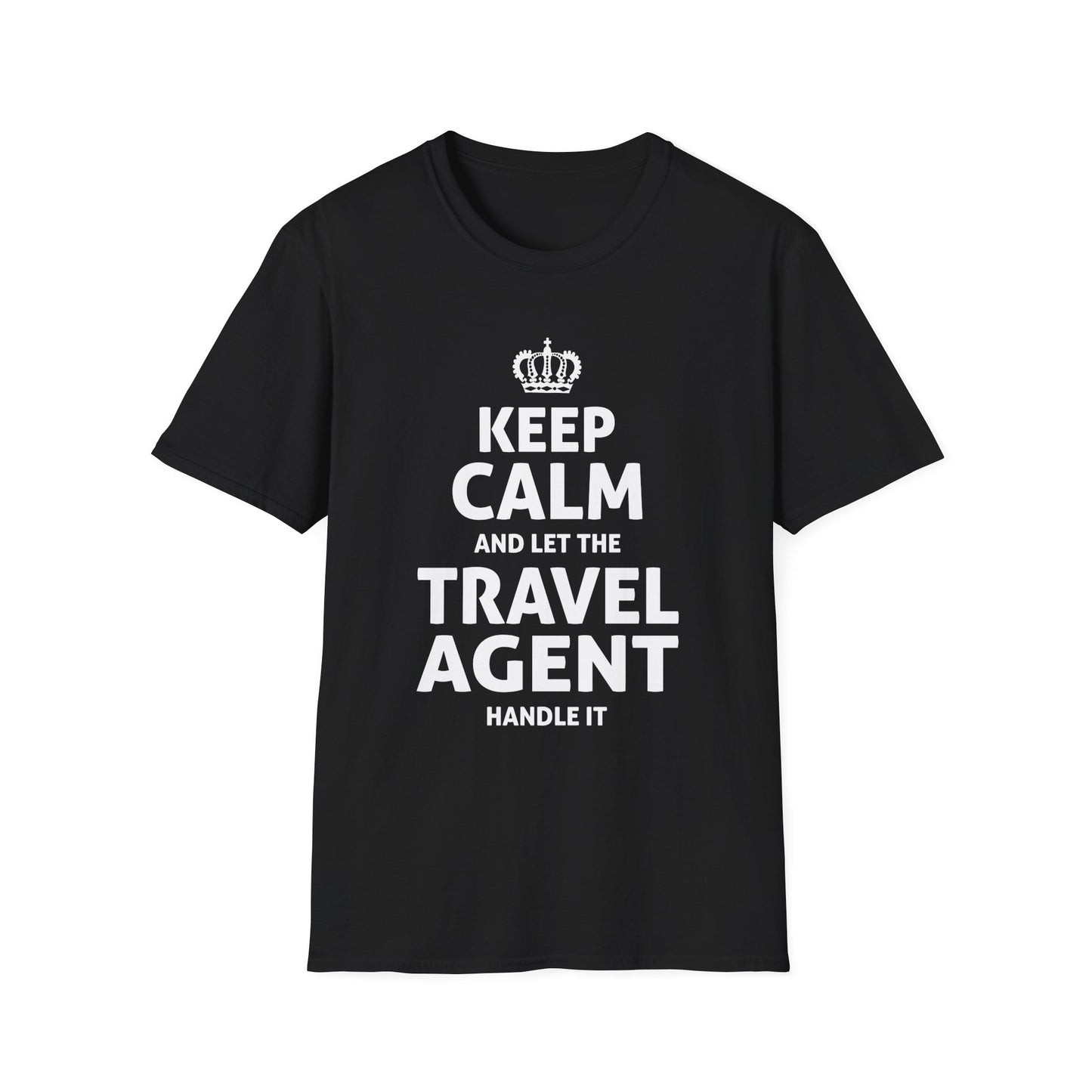 Travel Agent T-Shirt — "Keep Calm 2 - Travel Agent" Graphic Tee