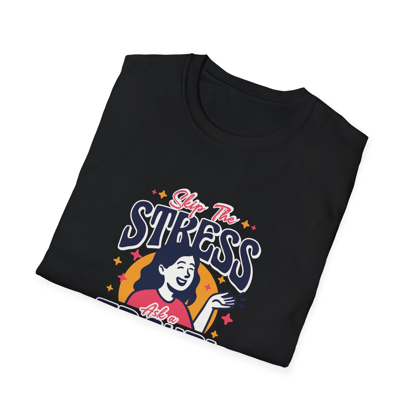 Travel Agent T-Shirt — " Skip the Stress Call a Travel Agent" Graphic Tee