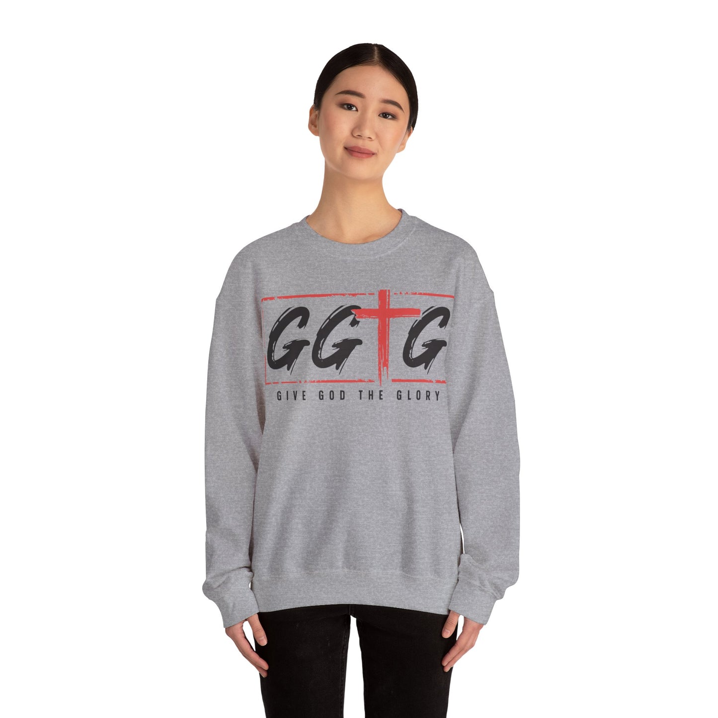 Unisex Crewneck Sweatshirt - "Give God the Glory" & "Tell Your Story" Design