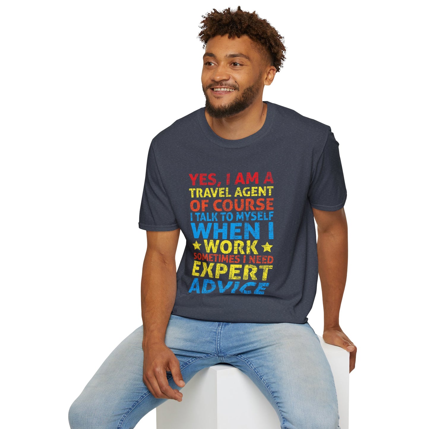Travel Agent T-Shirt — "Expert Advice - Travel Agent" Graphic Tee
