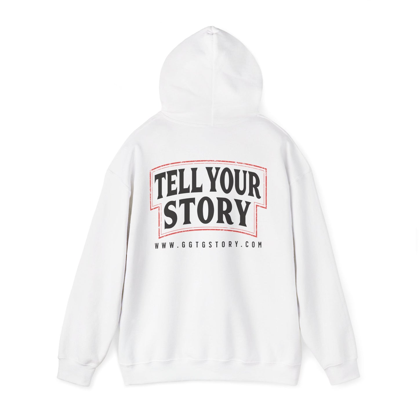 Inspirational Unisex Hoodie - "Give Good The Glory" & "Tell Your Story" Design