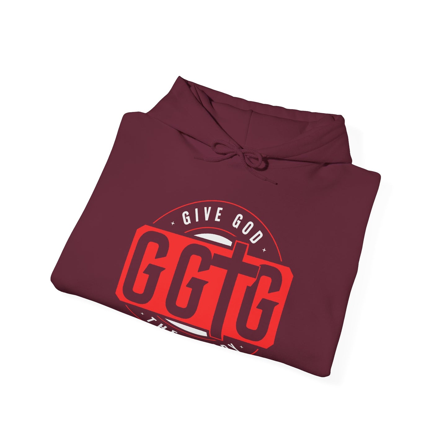 Give God the Glory Unisex Hooded Sweatshirt - Inspirational Comfort Wear