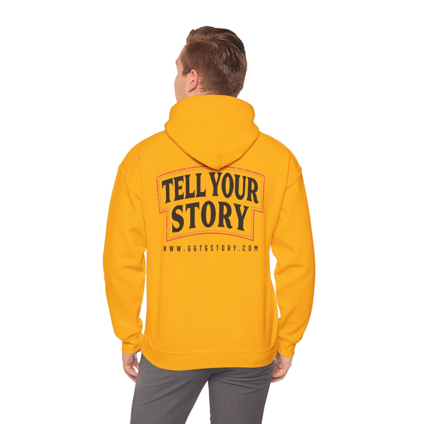 Inspirational Unisex Hoodie - "Give Good The Glory" & "Tell Your Story" Design