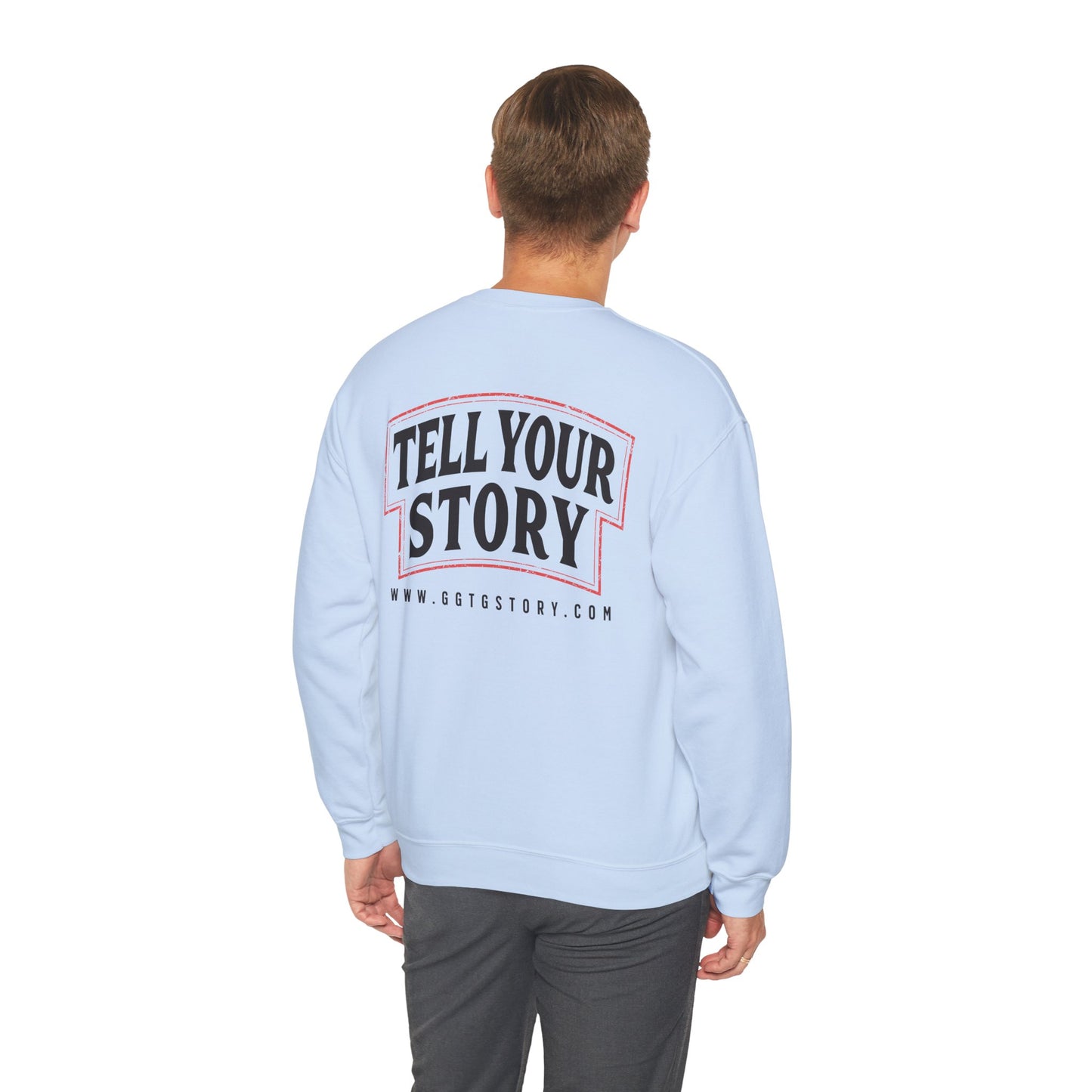 Unisex Crewneck Sweatshirt - "Give God the Glory" & "Tell Your Story" Design