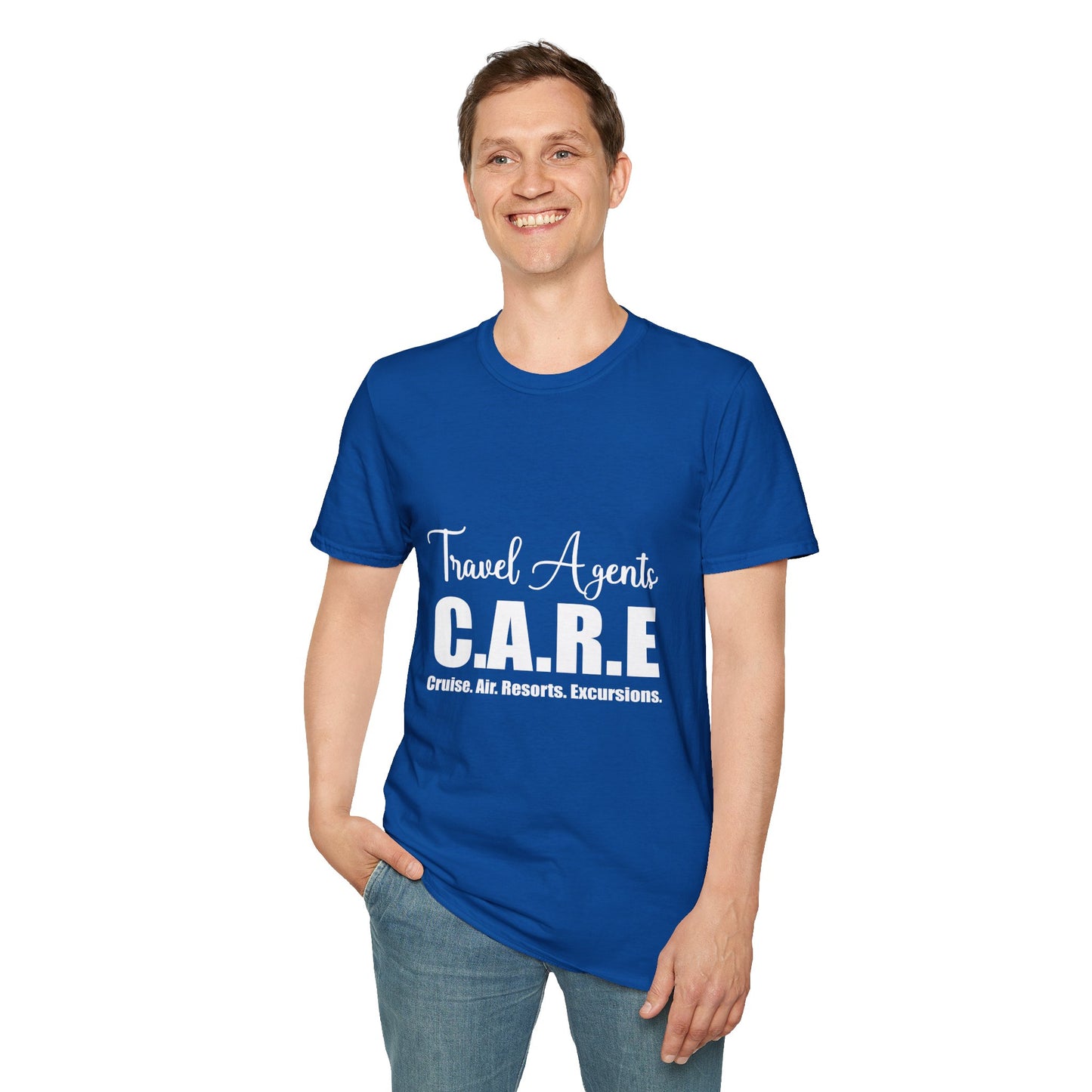 Travel Agent T-Shirt — " CARE Travel Agent" Graphic Tee