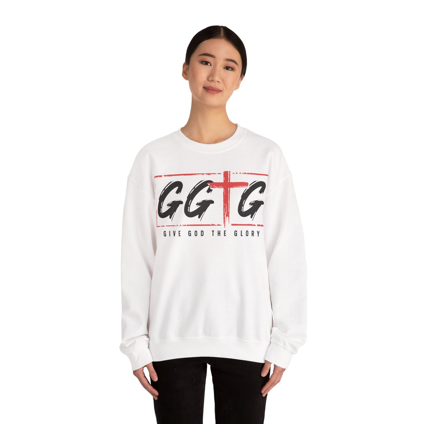 Unisex Crewneck Sweatshirt - "Give God the Glory" & "Tell Your Story" Design