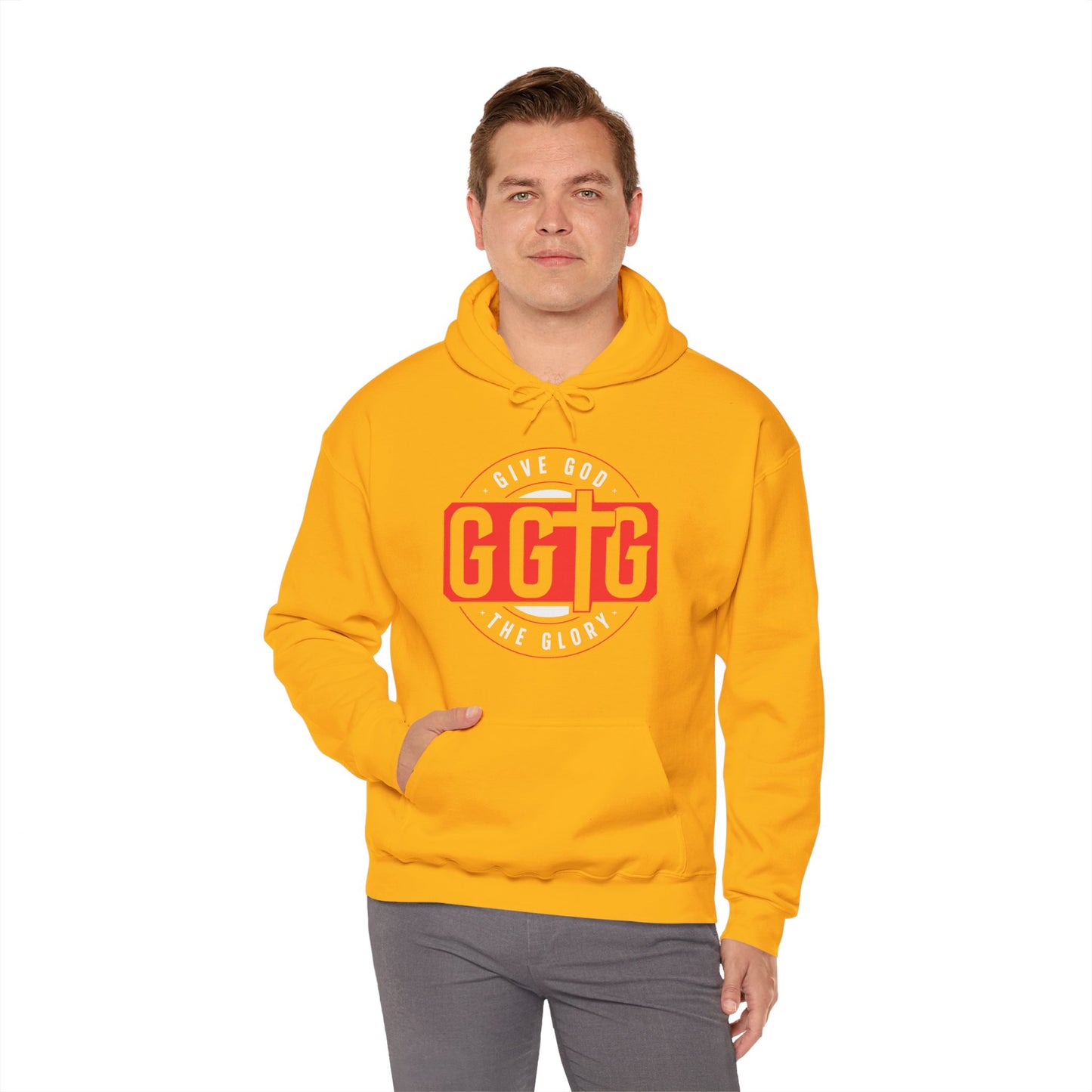 Give God the Glory Unisex Hooded Sweatshirt - Inspirational Comfort Wear