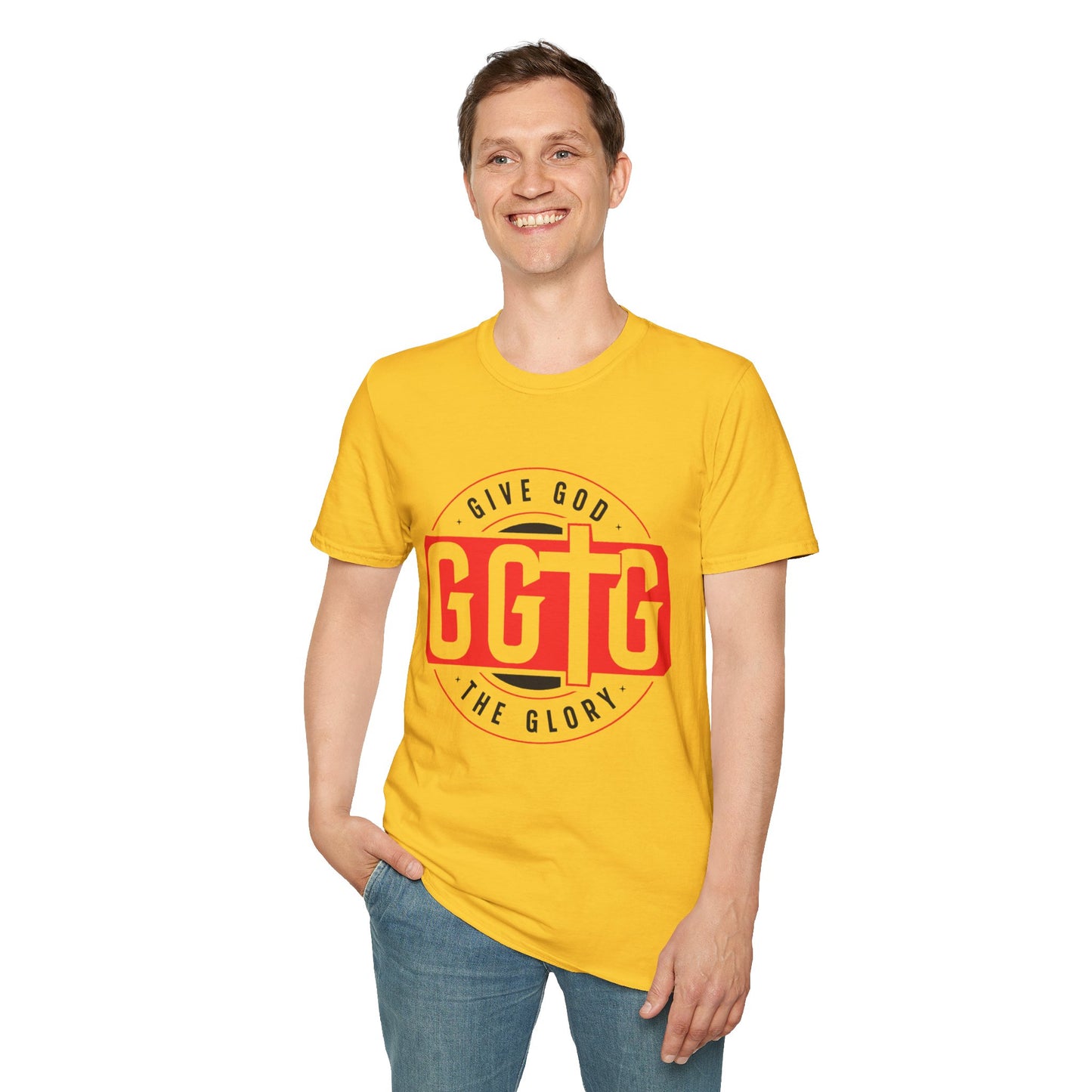 Inspirational Unisex T-Shirt - "Give God The Glory" & "Tell Your Story"